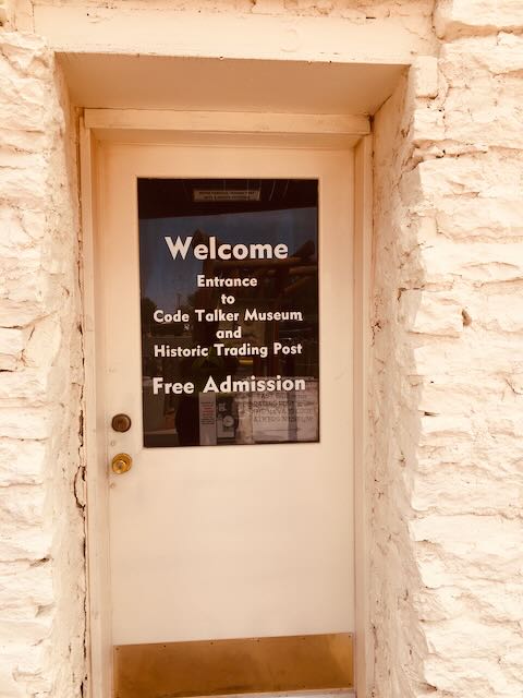 Entrance to Code Talker Museum